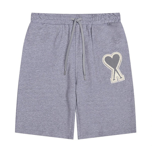 Ami Paris Shorts Grey (Big Grey Icon)