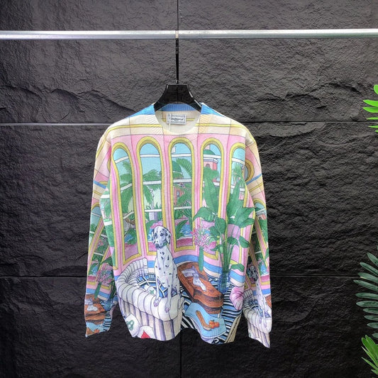 Casablanca House Knit Sweater Colored