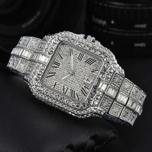 Cartier Santos Iced Out