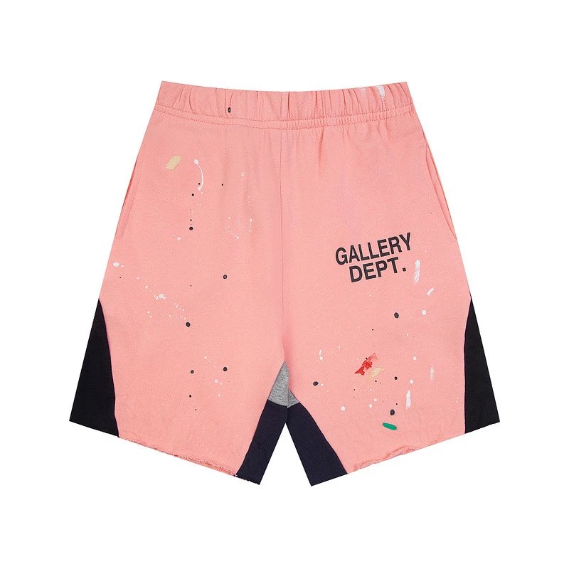 Gallery Dept. Paint Splatter Shorts Pink