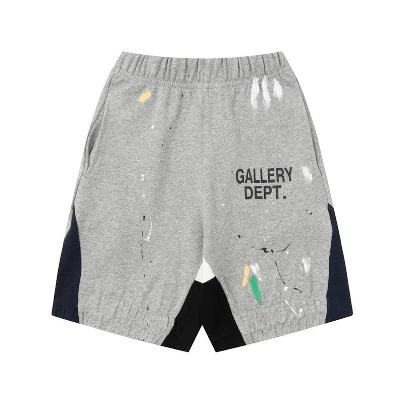 Gallery Dept. Paint Splatter Shorts Grey
