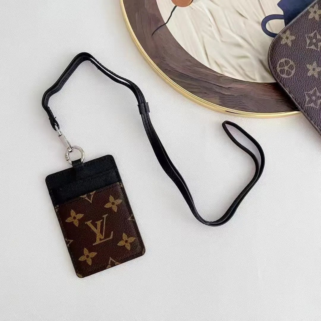 Louis Vuitton Necklace Wallet Brown