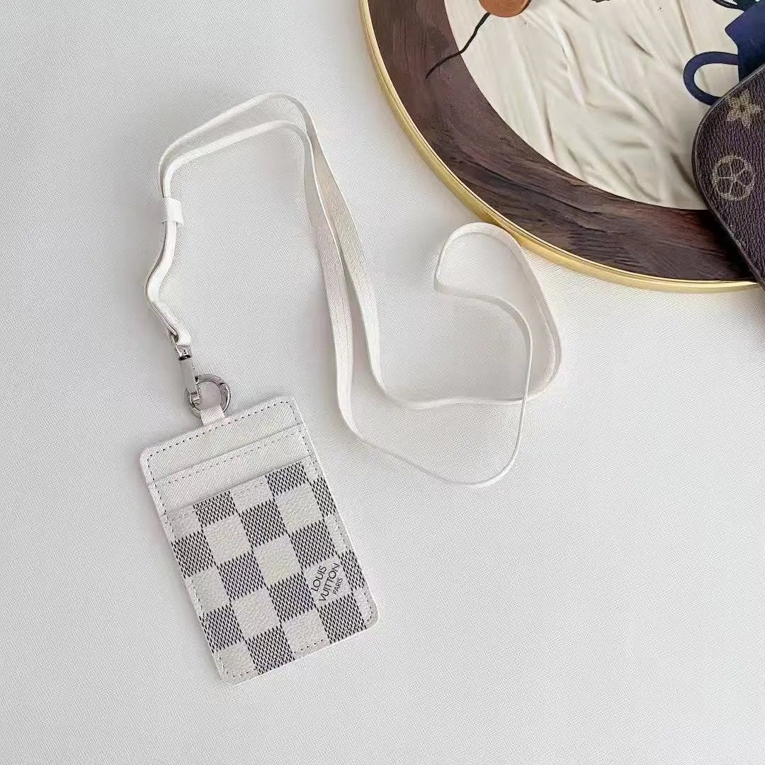 Louis Vuitton Monogram Necklace Wallet White