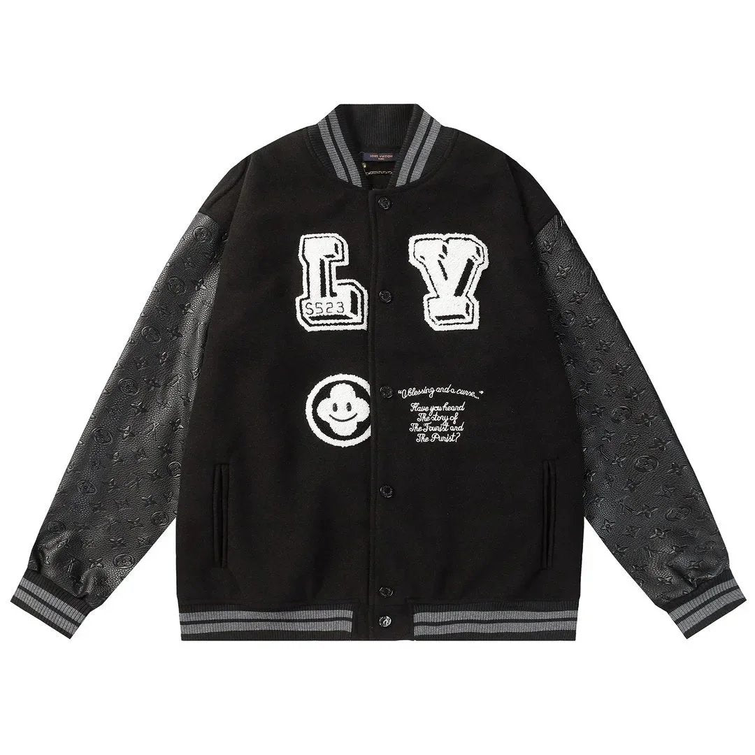 Louis Vuitton College Jacket All Black
