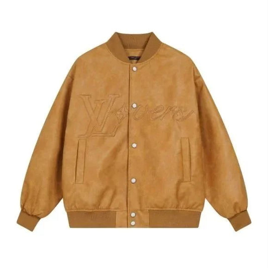 Louis Vuitton College Jacket All Brown