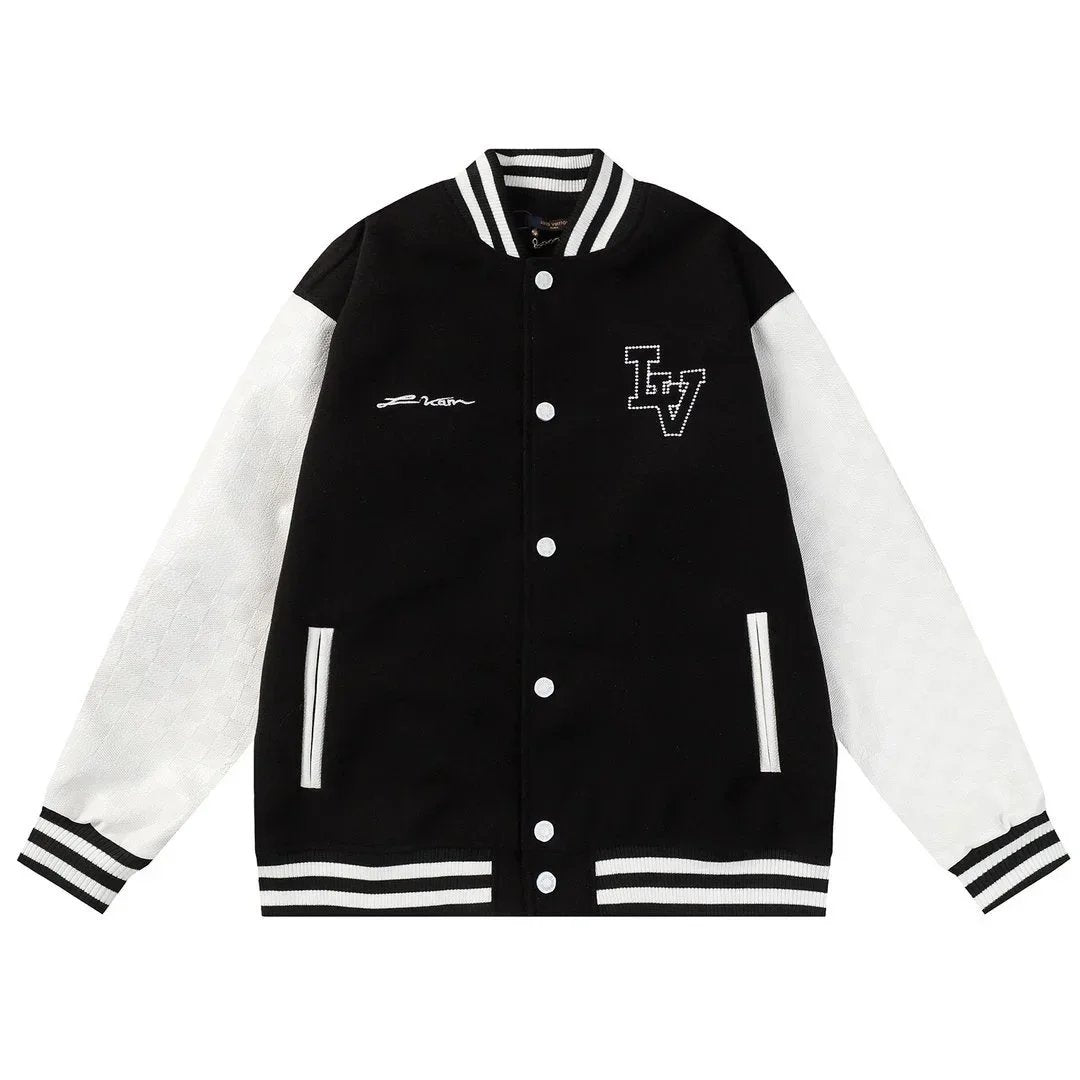 Louis Vuitton College Jacket White Black