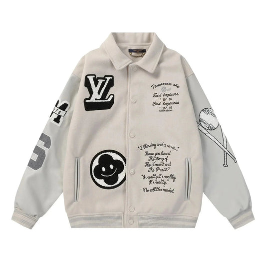 Louis Vuitton College Jacket Grey