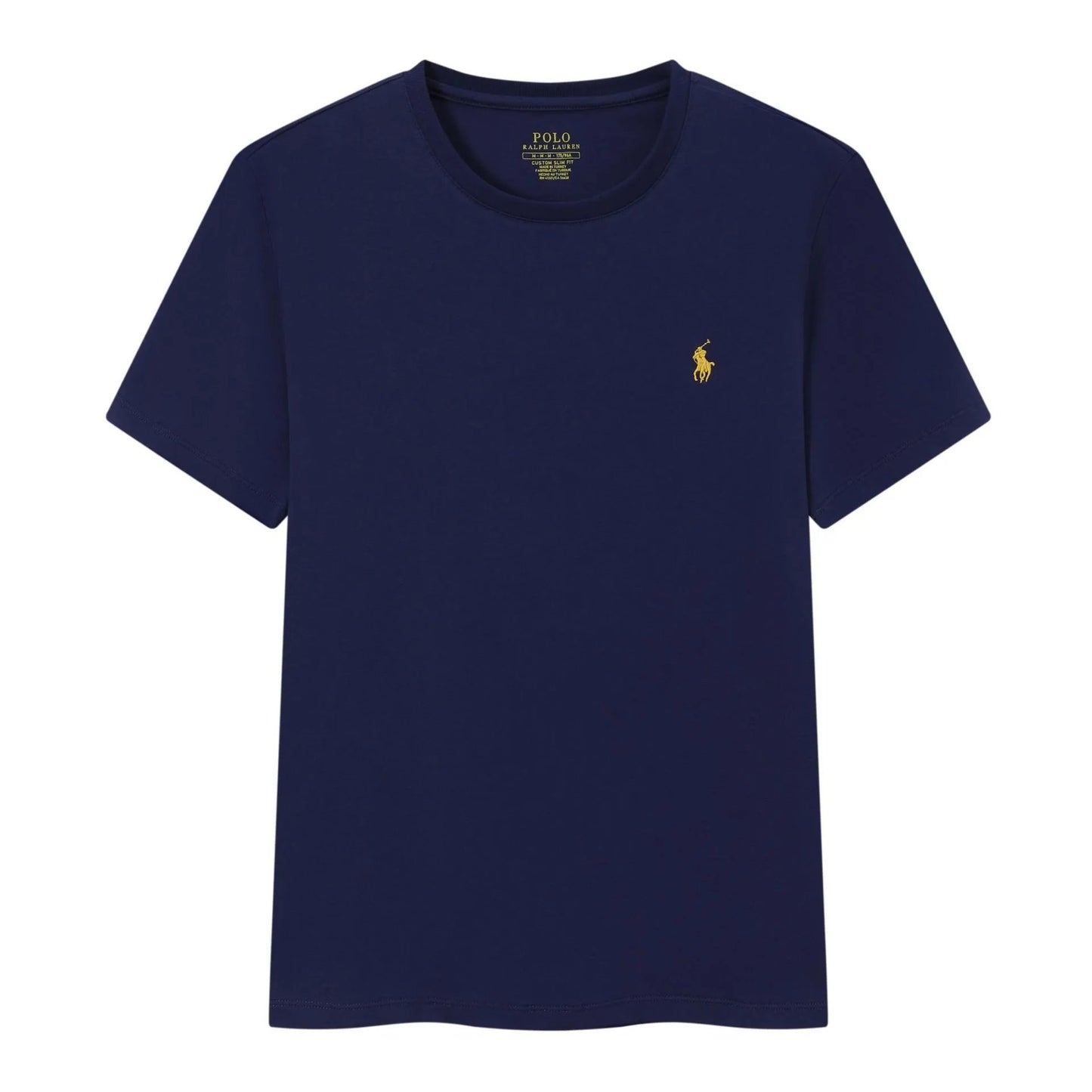 Ralph Lauren T-shirt Dark Blue (Yellow Logo)