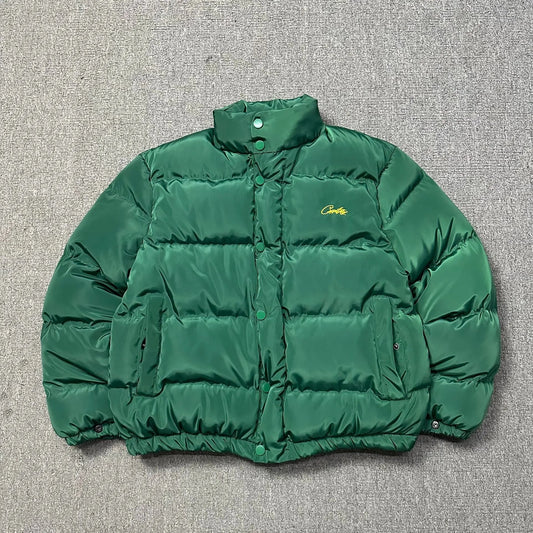 Corteiz Puffer Down Jacket Green