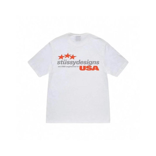 Stussy Designs Usa T-shirt White