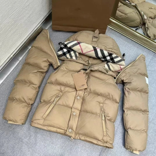 Burberry Puffer Down Jacket Brown (Good Batch)