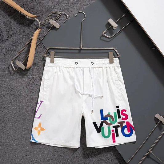 Louis Vuitton Shorts White (Colorful Letters)