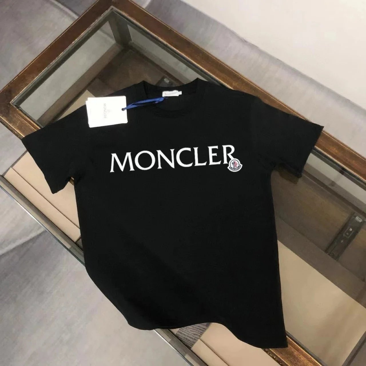 Moncler hidden Icon T-shirt Black