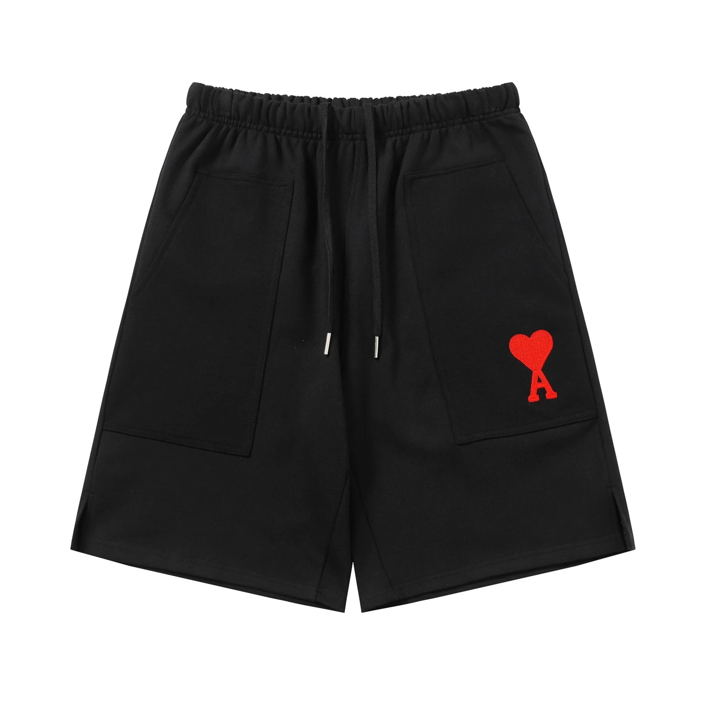 Ami Paris Big Pockets Shorts Black