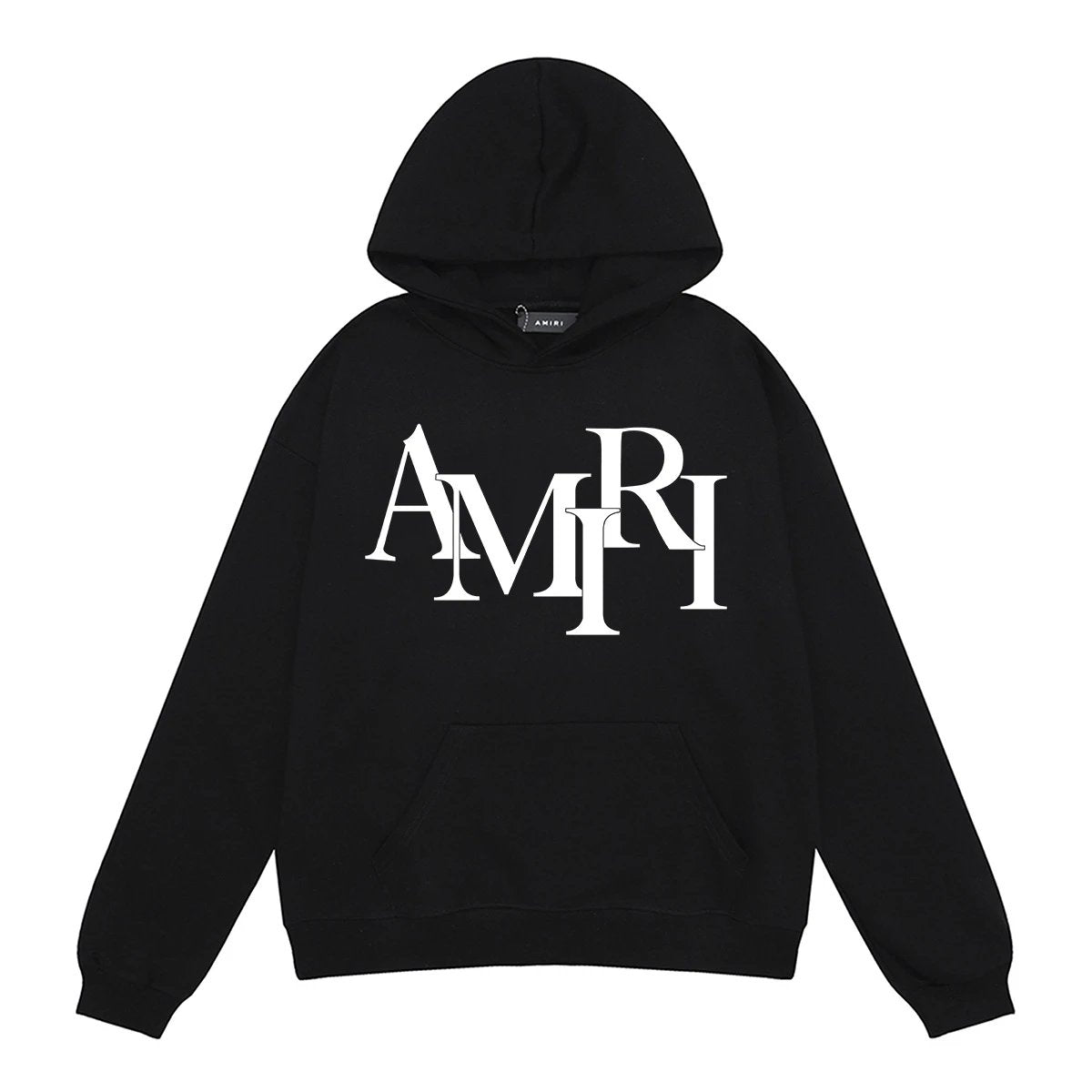 Amiri off writing Hoodie Black