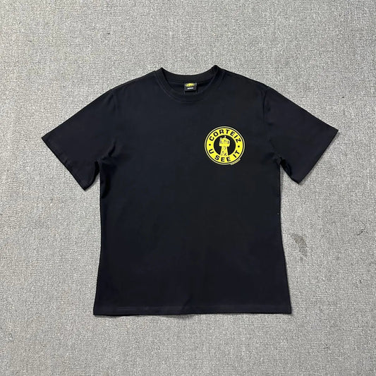 Corteiz u see it T-shirt Black (Yellow Logo)