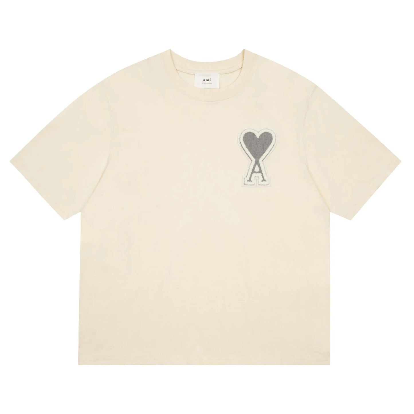 Ami T-shirt Big A Beige