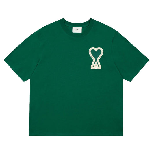 Ami T-shirt Big A Green