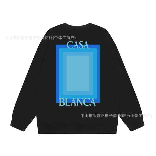Casablanca Blue Square Sweater Black