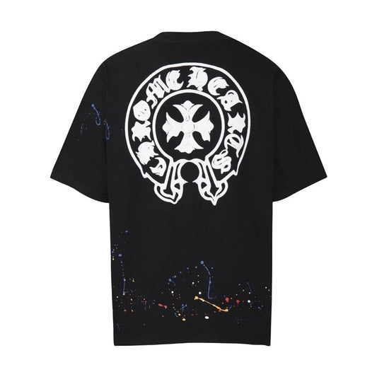 Chrome Hearts Paint splatter T-shirt Black