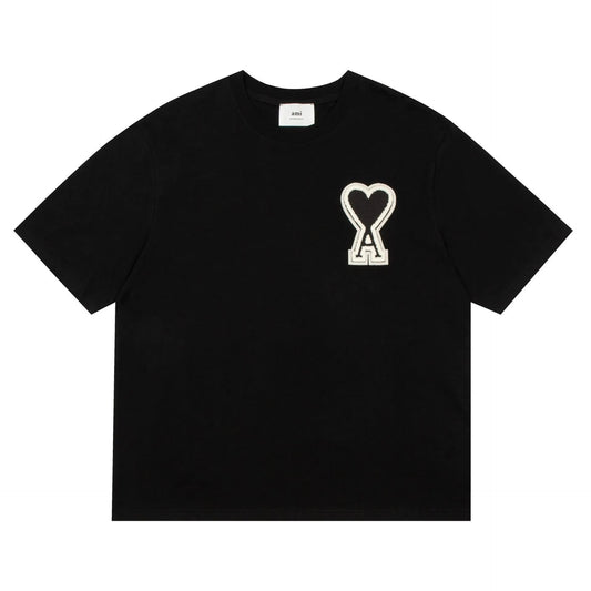 Ami T-shirt Big A Black (White A)
