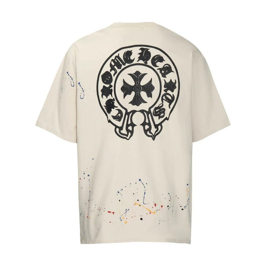 Chrome Hearts Paint splatter T-shirt White