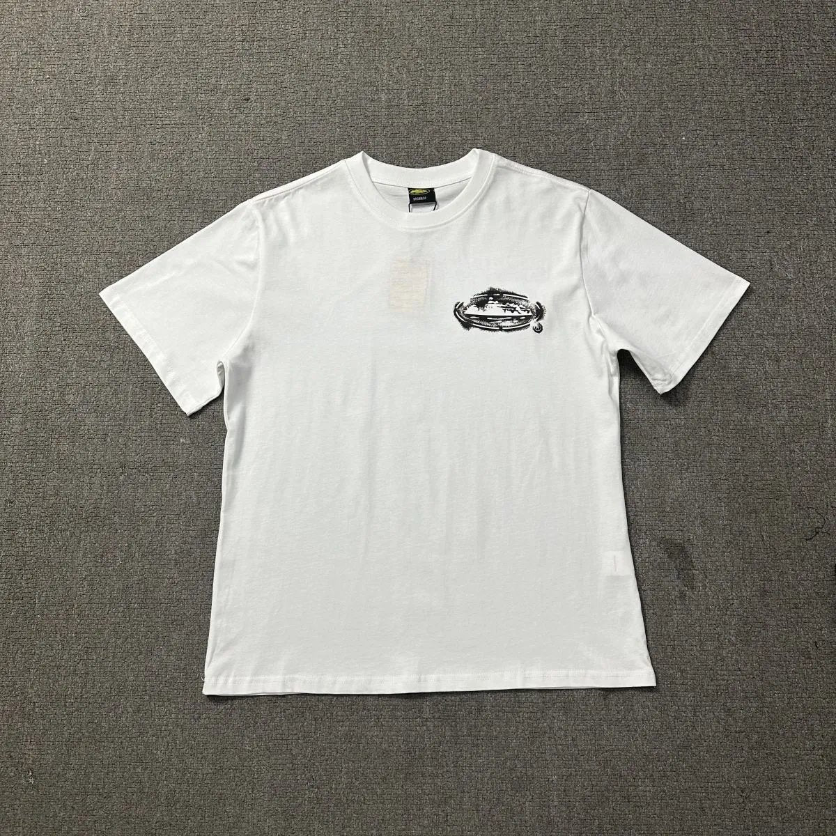 Corteiz small Paint Logo T-shirt White