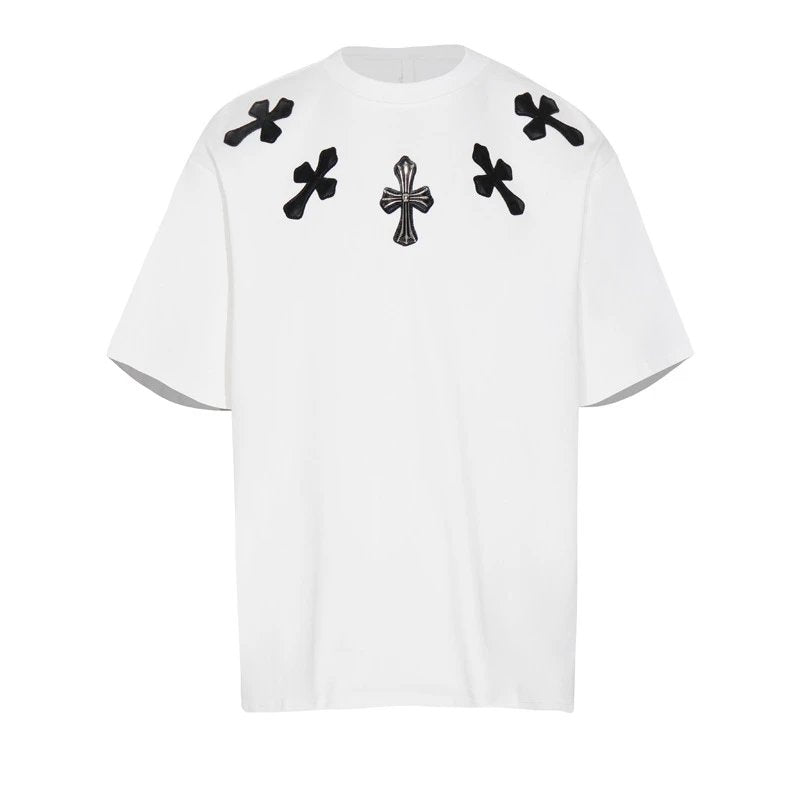 Chrome Hearts Cross Chain T-shirt White