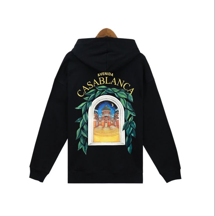 Casablanca avenida Hoodie Black