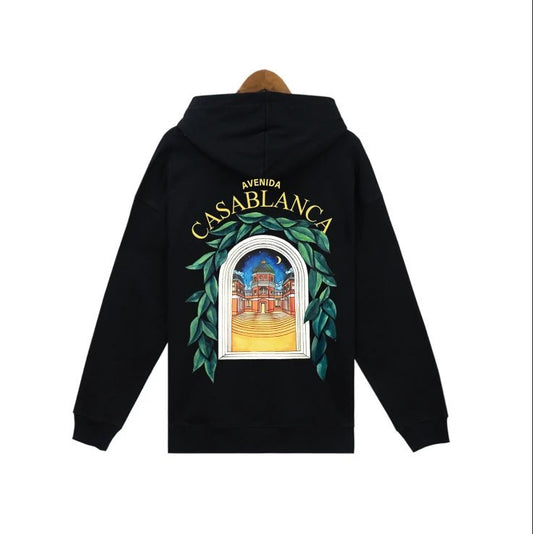 Casablanca avenida Hoodie Black