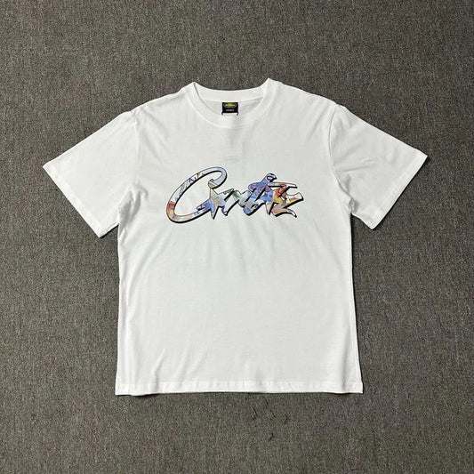 Corteiz Graffiti Logo T-shirt White