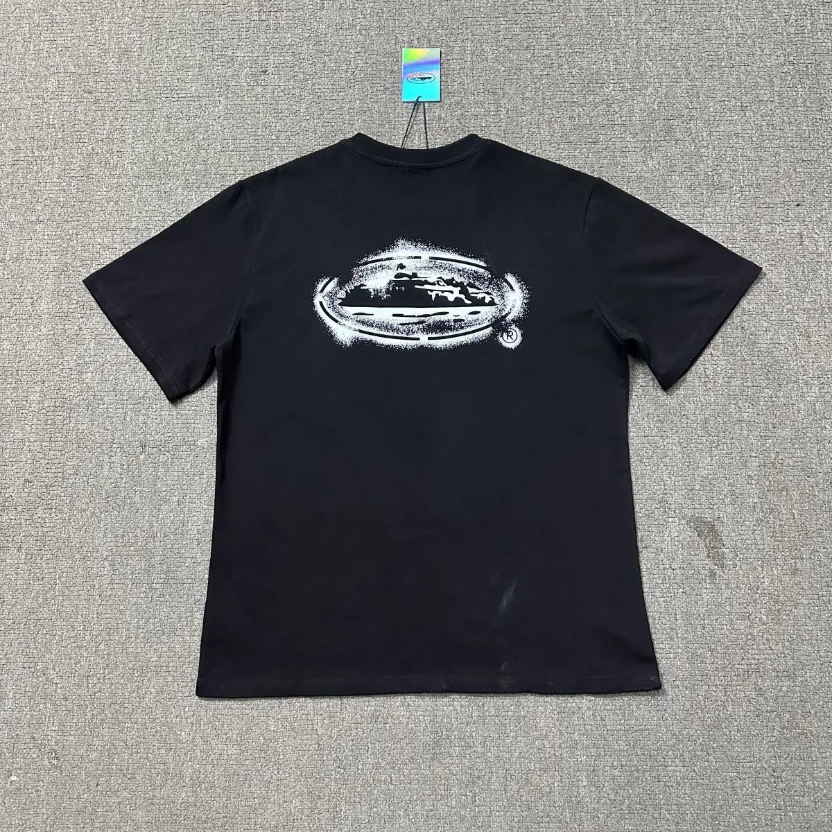 Corteiz Paint Logo T-shirt Black