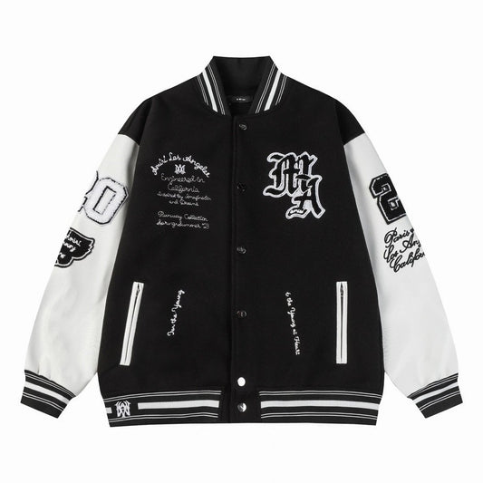 Amiri College Jacket Black