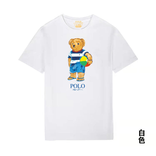 Ralph Lauren T-shirt Bear White Style:1