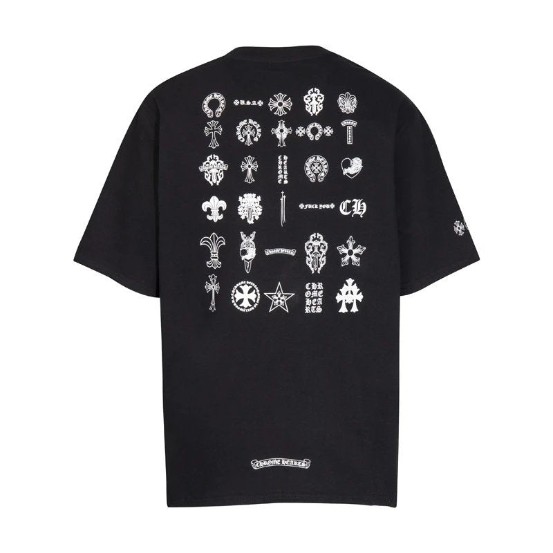 Chrome Hearts Multi Logo T-shirt Black