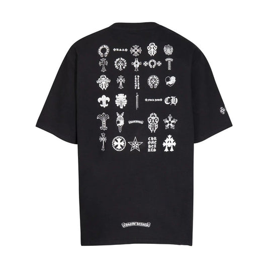 Chrome Hearts Multi Logo T-shirt Black