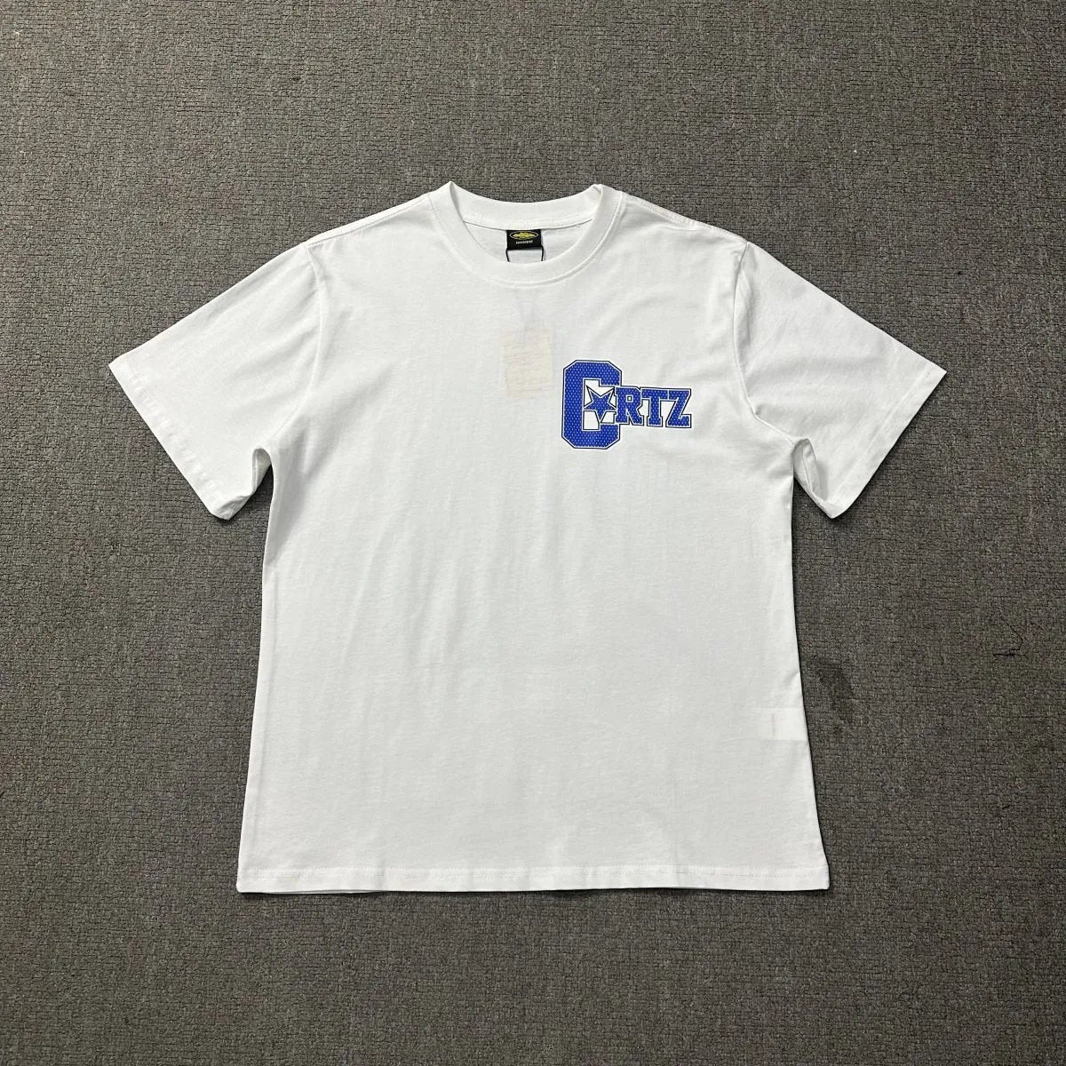 Corteiz T-shirt White (small Blue Logo)