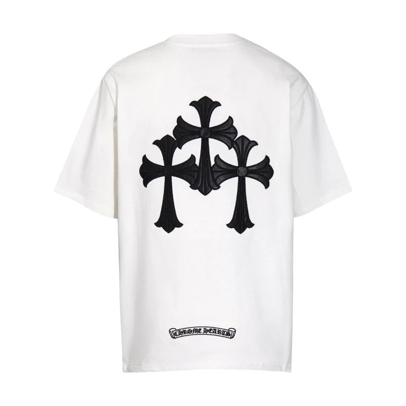 Chrome Hearts 3 Cross T-shirt White