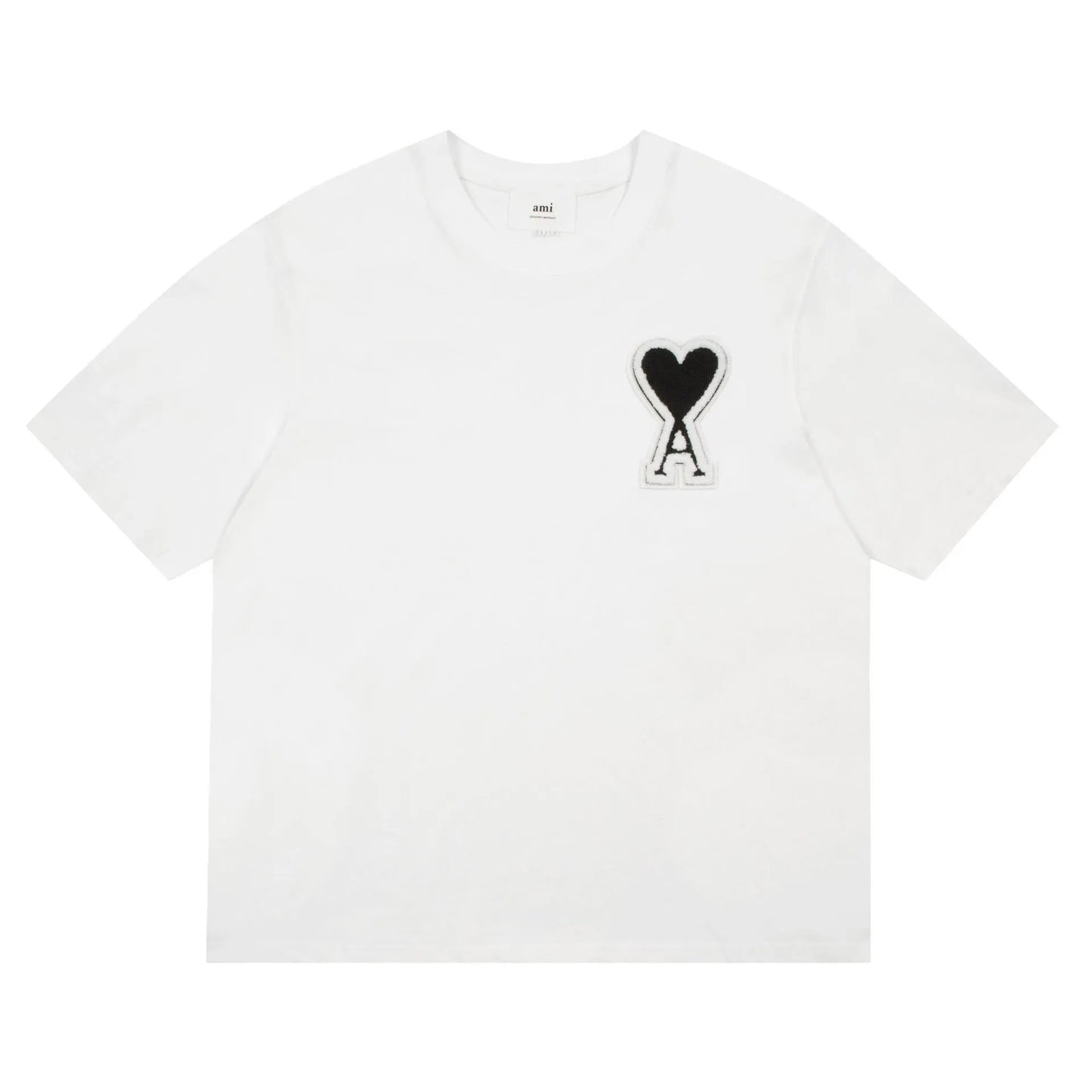 Ami T-shirt Big A White (Black A)