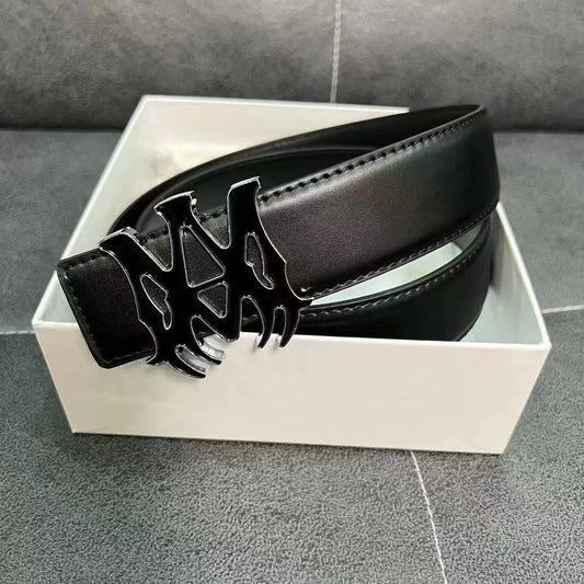 Amiri Icon Belt Black glossy