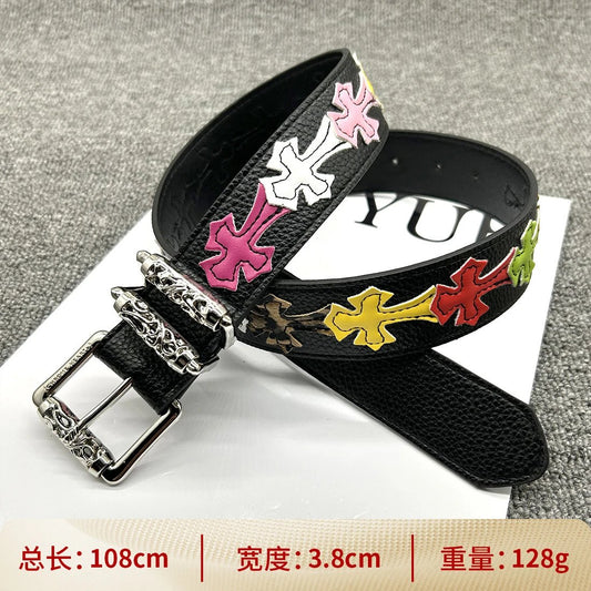 Chrome Hearts Belt Colorful Black