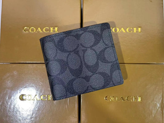 Coach ID Billfold Wallet in Signature Canvas
