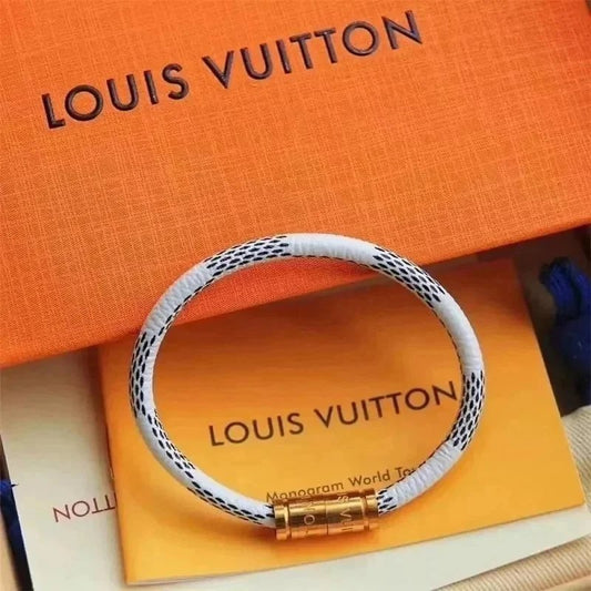 Louis Vuitton Keep it Bracelet White & Black