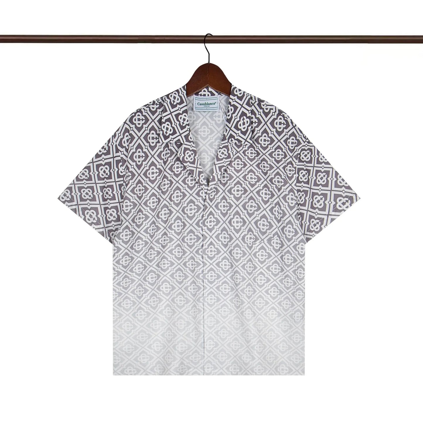 Casablanca Black Fading Summer Shirt White