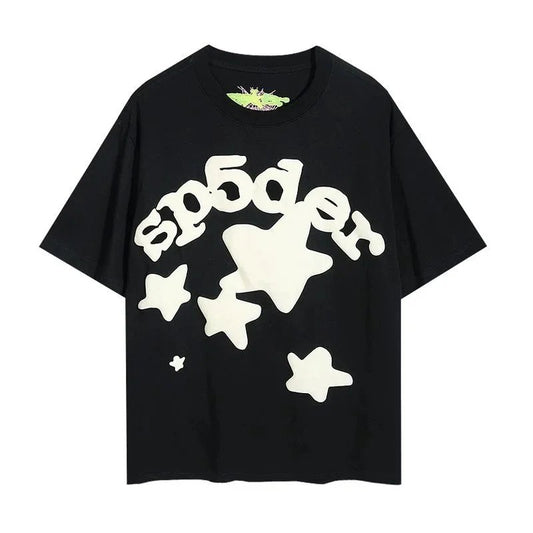 Spider Stars T-shirt Black