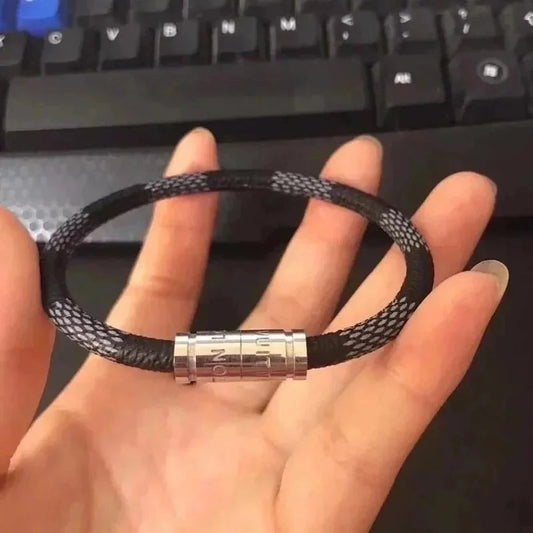 Louis Vuitton Keep it Bracelet Grey & Black (Silver)