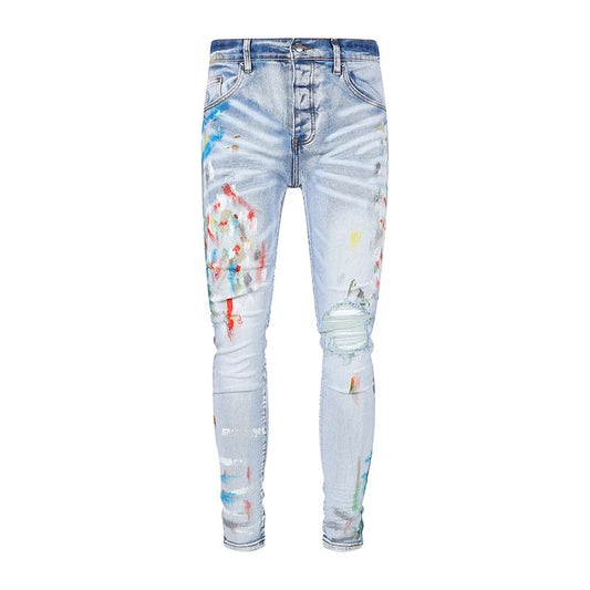 Amiri Skinny painted Jeans