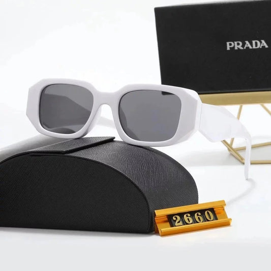 Prada Pilot Glasses thick White