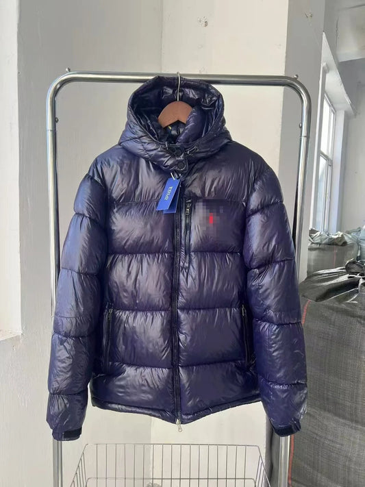 Ralph Lauren Puffer Down Jacket Glossy Blue