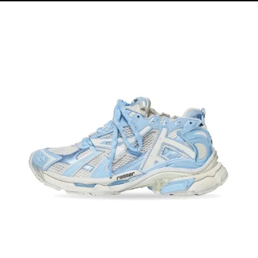 Balenciaga Runner Baby Blue White